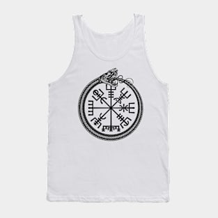 Ouroboros with Vegvisir Tank Top